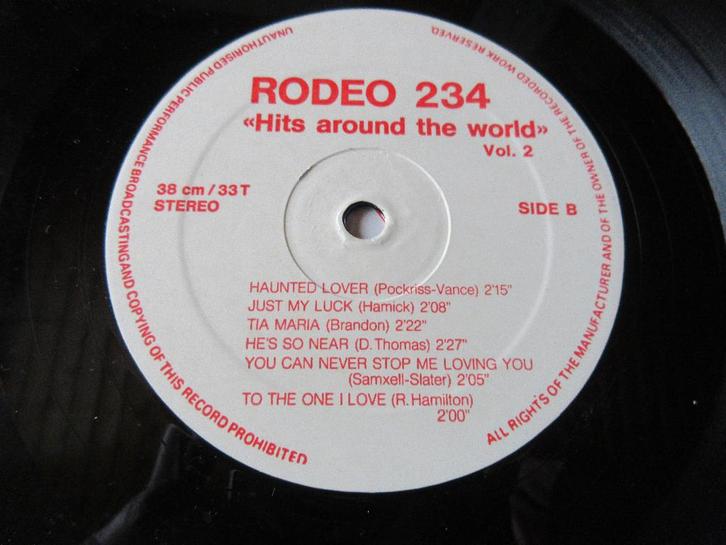 LP Hits around the world vol 2, CD & DVD, Vinyles Singles, Utilisé, Autres types, R&B et Soul, 12 pouces, Enlèvement ou Envoi