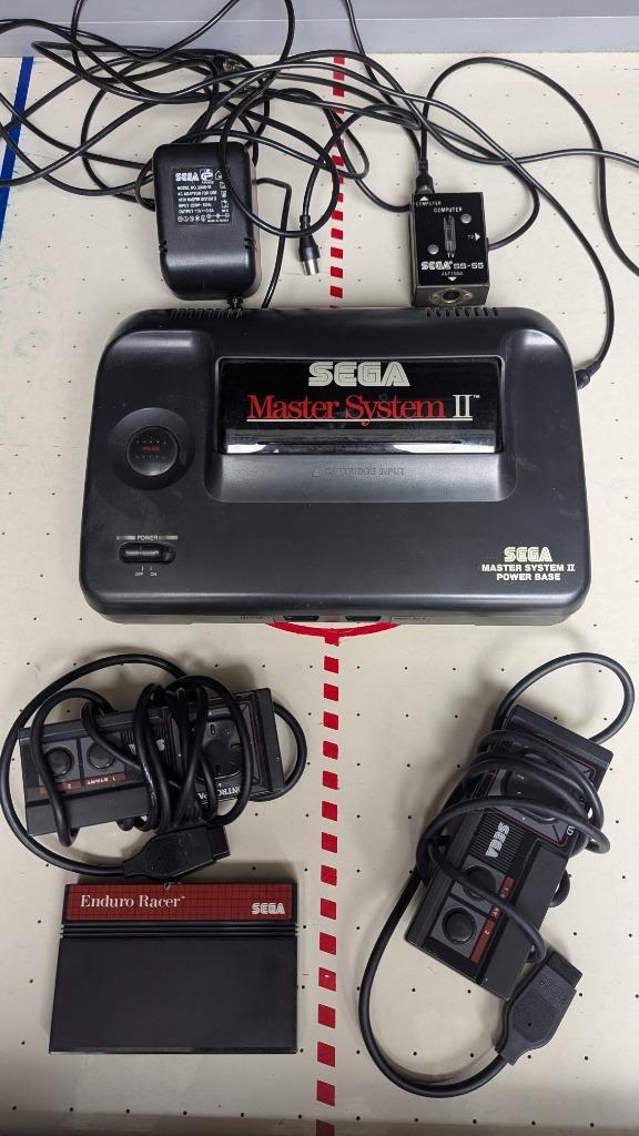 Sega Master system II, Games en Spelcomputers, Spelcomputers | Sega, Gebruikt, Master System, Met 2 controllers, Met games, Ophalen of Verzenden