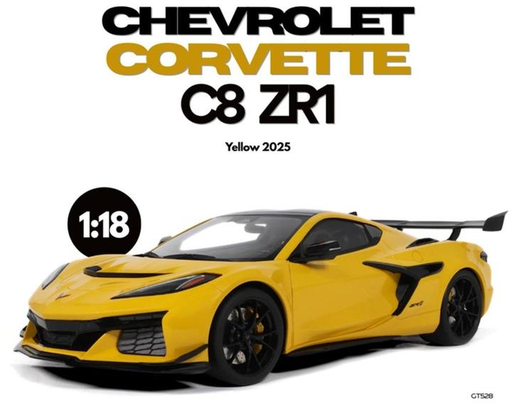 Chevrolet Corvette C8 ZR1 GT Spirit, Hobby en Vrije tijd, Modelauto's | 1:18, Nieuw, Auto, Overige merken, Ophalen of Verzenden