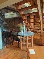 moderne tafel materiaalmix, Huis en Inrichting, Tafels | Eettafels, Ophalen, Rond, Nieuw, Modern