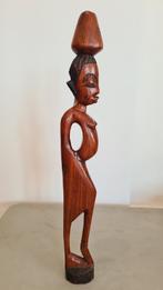 Statue Africaine en bois, Antiquités & Art, Art | Sculptures & Bois, Enlèvement