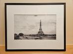 Yellow Korner Kunstfoto Parijs Eifeltoren, Antiek en Kunst, Ophalen of Verzenden
