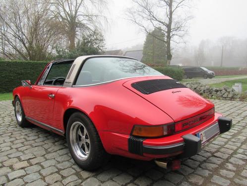 Porsche 911 2.7 Targa 1976, Auto's, Porsche, Particulier, Benzine, 2 deurs, Handgeschakeld, Rood, Zwart, Leder, Achterwielaandrijving