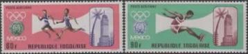 RÉP. TOGOLAISE :1967: Y.PA86-87 : ## Olympics MEXICO 1968 ##