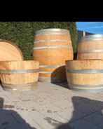 Eiken wijnvaten 225 liter, Tuin en Terras, Regentonnen, 150 liter of meer, Zo goed als nieuw, Hout, Ophalen