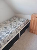 1 persoonsbed met lades, Huis en Inrichting, Ophalen, Gebruikt, 200 cm, 90 cm