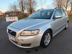 Volvo V50 1.6D Disponible immédiatement !, Autos, Volvo, Cuir, Achat, Entreprise, Noir