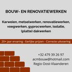 Bouw- en renovatiewerken, Diensten en Vakmensen, Voegwerk