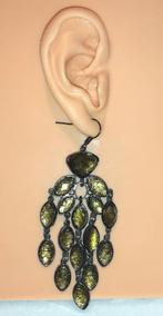 oorbellen chandelier zwart bruin Zara, Handtassen en Accessoires, Oorbellen, Overige materialen, Hangers, Verzenden, Zwart