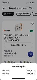 Bitcoin 364612 Videofoon, Huis en Inrichting, Deurbellen, Ophalen, Ingebouwde camera, Nieuw, Bedraad