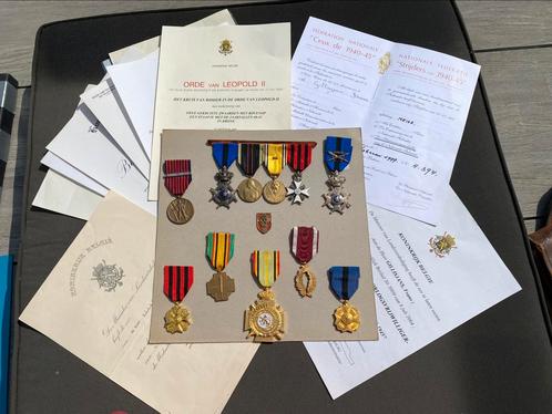 Verzet weerstand + medailles, Verzamelen, Militaria | Tweede Wereldoorlog, Ophalen of Verzenden