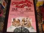 Affiche Erotique 100 cm x 70 cm "Champagne Galopp" 1975, Verzamelen, Posters, Deurposter of groter, Ophalen of Verzenden, Film en Tv