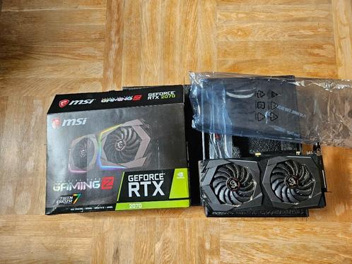 Rtx 2070 Gaming Z MSI 8Go, Informatique & Logiciels, Cartes vidéo, Comme neuf, Nvidia, GDDR6, HDMI, DisplayPort, Enlèvement ou Envoi