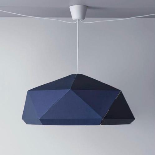 IKEA JOXTORP lampenkap donkerblauw, Huis en Inrichting, Lampen | Lampenkappen, Zo goed als nieuw, 25 tot 50 cm, Rond, Blauw, Ophalen