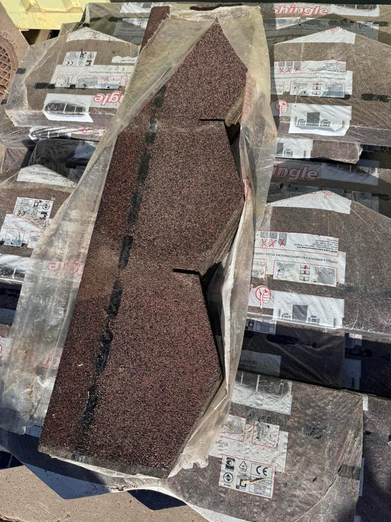 Singles rood driehoek, Ophalen, Zo goed als nieuw, Rood