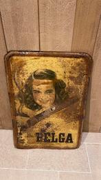 Belga metalen bord., Verzamelen, Ophalen of Verzenden, Gebruikt