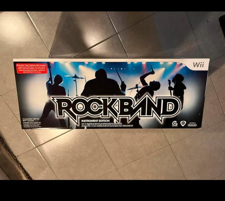 Complete Rock Band set – Wii – Nieuw, ongeopend, Games en Spelcomputers, Games | Nintendo Wii, Nieuw, Overige genres, 3 spelers of meer