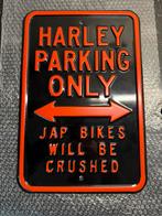 Harly Davidson wandplaat, Huis en Inrichting, Woonaccessoires | Tekstborden en Spreuken, Ophalen, Zo goed als nieuw
