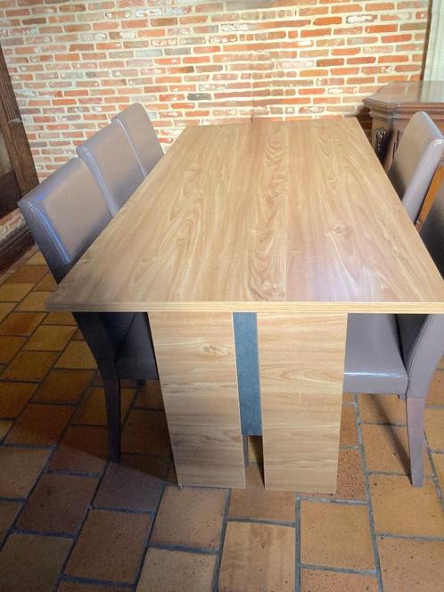 Eettafel 6 personen, Huis en Inrichting, Tafels | Eettafels, Gebruikt, 150 tot 200 cm, 50 tot 100 cm, Vijf personen of meer, Rechthoekig