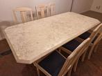 Marmeren tafel - Gratis, Huis en Inrichting, Overige materialen, Rechthoekig, Zo goed als nieuw, Ophalen