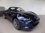 Mazda MX-5 1.5i Skyactiv-G Exclusive Line, Auto's, Mazda, 4 cilinders, Cabriolet, Blauw, Leder