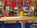 Lot4 oude lege oliekan fina esso elf veedol motul mobi, Verzenden, Gebruikt, Overige typen