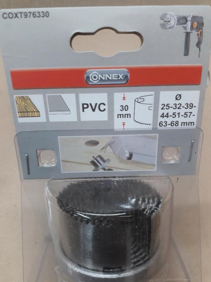 Connex COXT976330 Houtzaag -Set, 8 -delig, 25-68 mm H30 mm, Doe-het-zelf en Bouw, Gereedschap | Handgereedschap, Nieuw, Ophalen of Verzenden