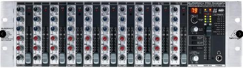 Behringer RX 1202 FX Mixer 19” met effecten, Muziek en Instrumenten, Mengpanelen, Zo goed als nieuw, 5 tot 10 kanalen, Microfooningang