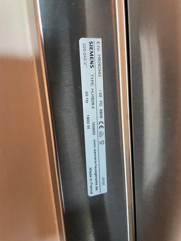 Inbouw stoomoven Siemens HLHB26, Elektronische apparatuur, Oven, Inbouw, 45 tot 60 cm, Ophalen