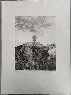 Frans Minnaert - ets - Een droom, Antiek en Kunst, Kunst | Etsen en Gravures, Ophalen of Verzenden