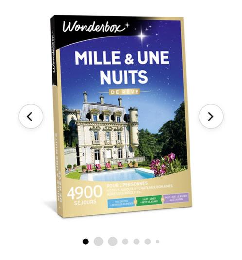 Wonderbox "Mille et une nuits", Tickets en Kaartjes, Hotelbonnen