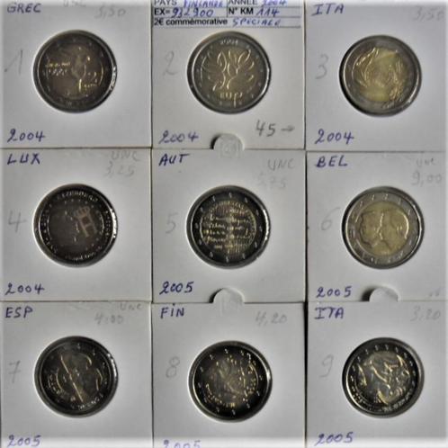 Diverses 2 euro commémoratives neuves sorties du rouleau, Timbres & Monnaies, Monnaies | Europe | Monnaies euro, Monnaie en vrac