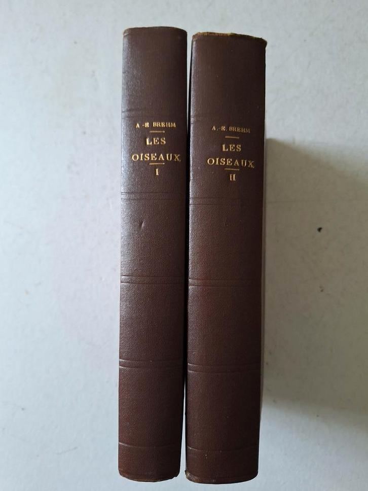 KOOPJE A. E. BREHM Les Oiseaux twee delen 1896, Boeken, Dieren en Huisdieren, Gelezen, Vogels, Ophalen of Verzenden