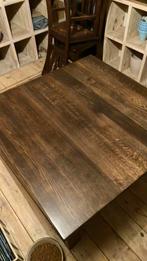 Eike houten salontafel, Neuf, 100 à 150 cm, Carré, 100 à 150 cm