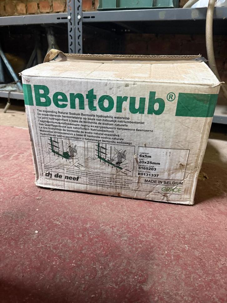 Bentorub+, Bricolage & Construction, Isolation & Étanchéité, Comme neuf, Autres matériaux, Enlèvement