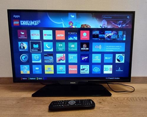 Téléviseur LED plat Smart TV Full HD PHILIPS, TV, Hi-fi & Vidéo, Télévisions, Utilisé, LED, 60 à 80 cm, Full HD (1080p), Philips