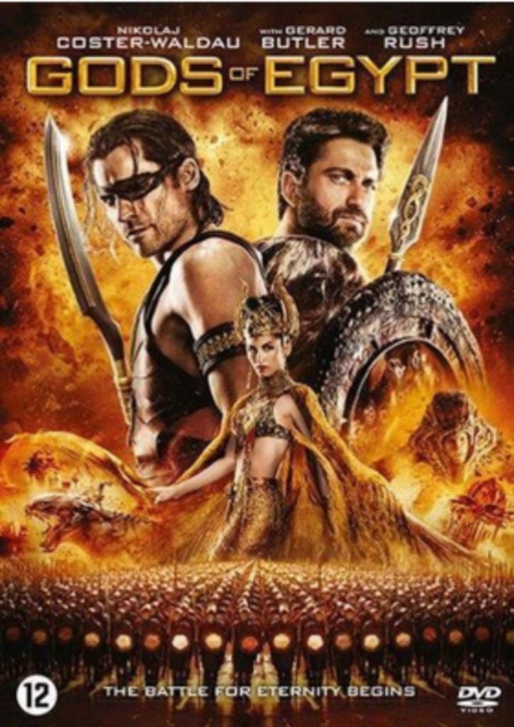 Gods of Egypt (2016) Dvd Gerard Butler, Cd's en Dvd's, Dvd's | Avontuur, Gebruikt, Vanaf 12 jaar, Ophalen of Verzenden
