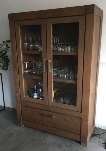 Vitrinekast, dressoir, tv kast.salontafel en Eetplaats tafel, Huis en Inrichting, Ophalen, Overige materialen, 150 tot 200 cm