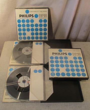 4 Prima Bandrecorder Tapes - Philips DP18 beschikbaar voor biedingen