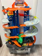 Garage, Kinderen en Baby's, Speelgoed | Racebanen, Ophalen, Racebaan, Zo goed als nieuw, Hot Wheels