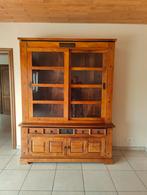 Vitrine kast teak, Ophalen, 200 cm of meer, 150 tot 200 cm, Teakhout