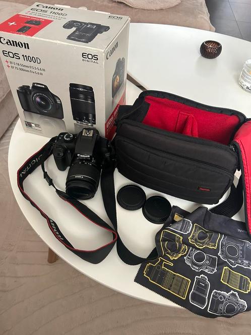 Canon EOS met draagbare tas en lens, Audio, Tv en Foto, Fotocamera's Digitaal, Zo goed als nieuw, Spiegelreflex, Canon, Ophalen