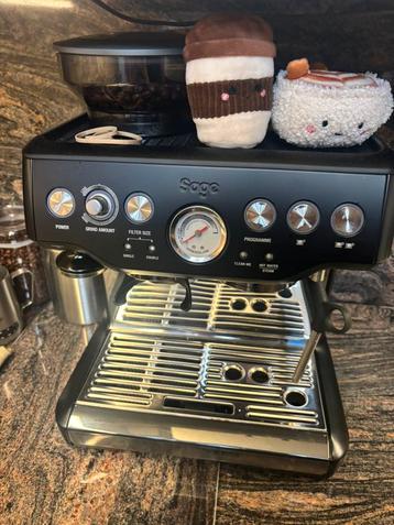 Sage Barista express + accesoires beschikbaar voor biedingen