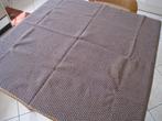 Tafelkleed 116x86cm, bruin met wit gewafelde stof, nieuw!!, Maison & Meubles, Nappes, Enlèvement, Intérieur