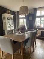 Eiken eettafel, Huis en Inrichting, Tafels | Eettafels, Ophalen, Eikenhout, Zo goed als nieuw, Vijf personen of meer