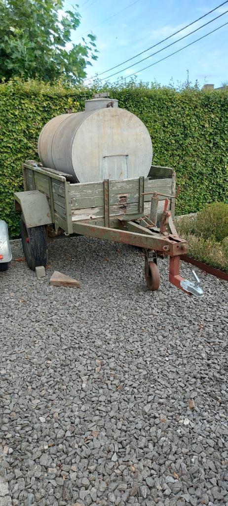waterton op kar met trekhaak, Tuin en Terras, Regentonnen, Gebruikt, Hout, 150 liter of meer, Met kraantje, Ophalen