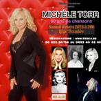 Michèle Torr Liège Trocadéro 8 maart 1ste rij 2 tickets, Twee personen, Maart, Levenslied