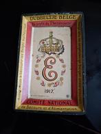 blikken schaaltje Koningin Elisabeth  1917, Verzenden, Gebruikt, Overige typen