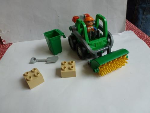 Duplo veegwagen, Kinderen en Baby's, Speelgoed | Duplo en Lego, Zo goed als nieuw, Duplo, Complete set, Ophalen of Verzenden