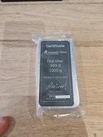 lingot argent 1kg Heimerle plus meule  scellé, Enlèvement, Argent